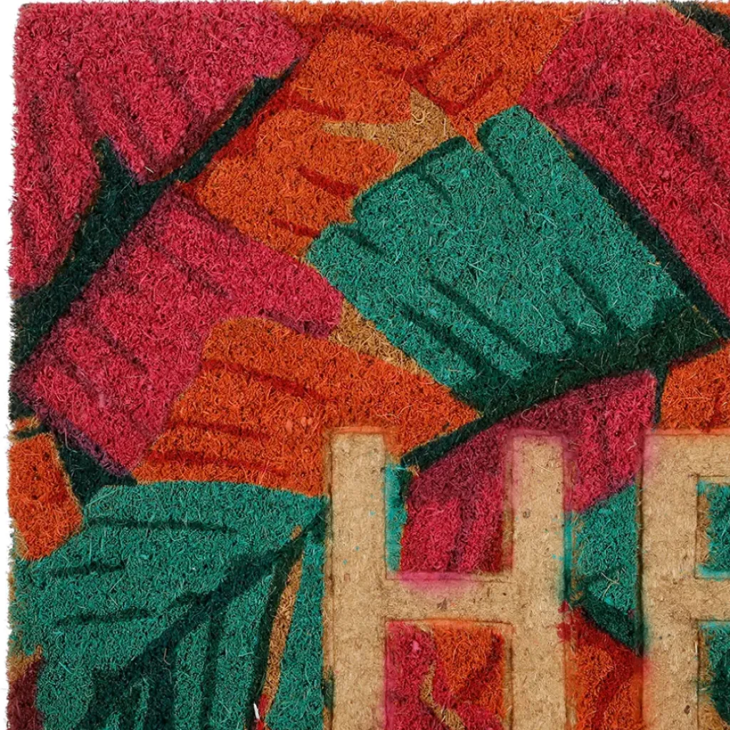 Fabrique de Styles Paillasson "hello" en coco 73x43cm - Seguia* Paillassons