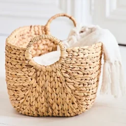 Fabrique de Styles Panier caracas 40x23xh26cm en jacinthe d'eau* Paniers Et Corbeilles