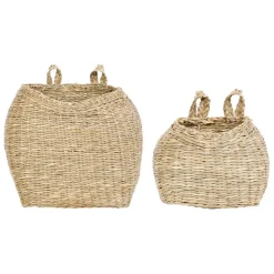 Fabrique de Styles Panier mural x2 recif 31x26x21 - 18x13x13cm jonc de mer* Paniers Et Corbeilles