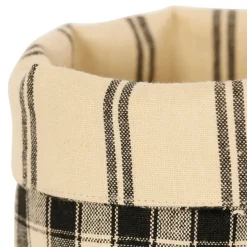 Fabrique de Styles Panière à pain en coton à carreaux - Campagne* Paniers Et Corbeilles