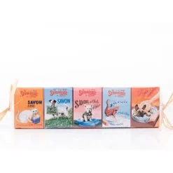 Fabrique de Styles Papillotte de 5 savons 25g en etuis chat/chien* Savon Solide
