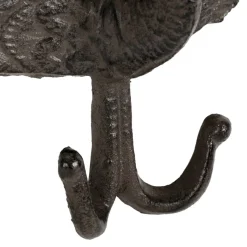 Fabrique de Styles Patère double paon en fonte* Patères