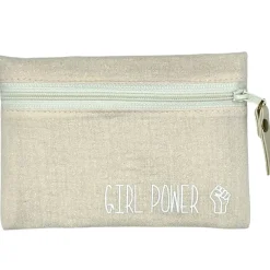Fabrique de Styles Petite pochette girl power scintillant écru* Pochettes Et Housses