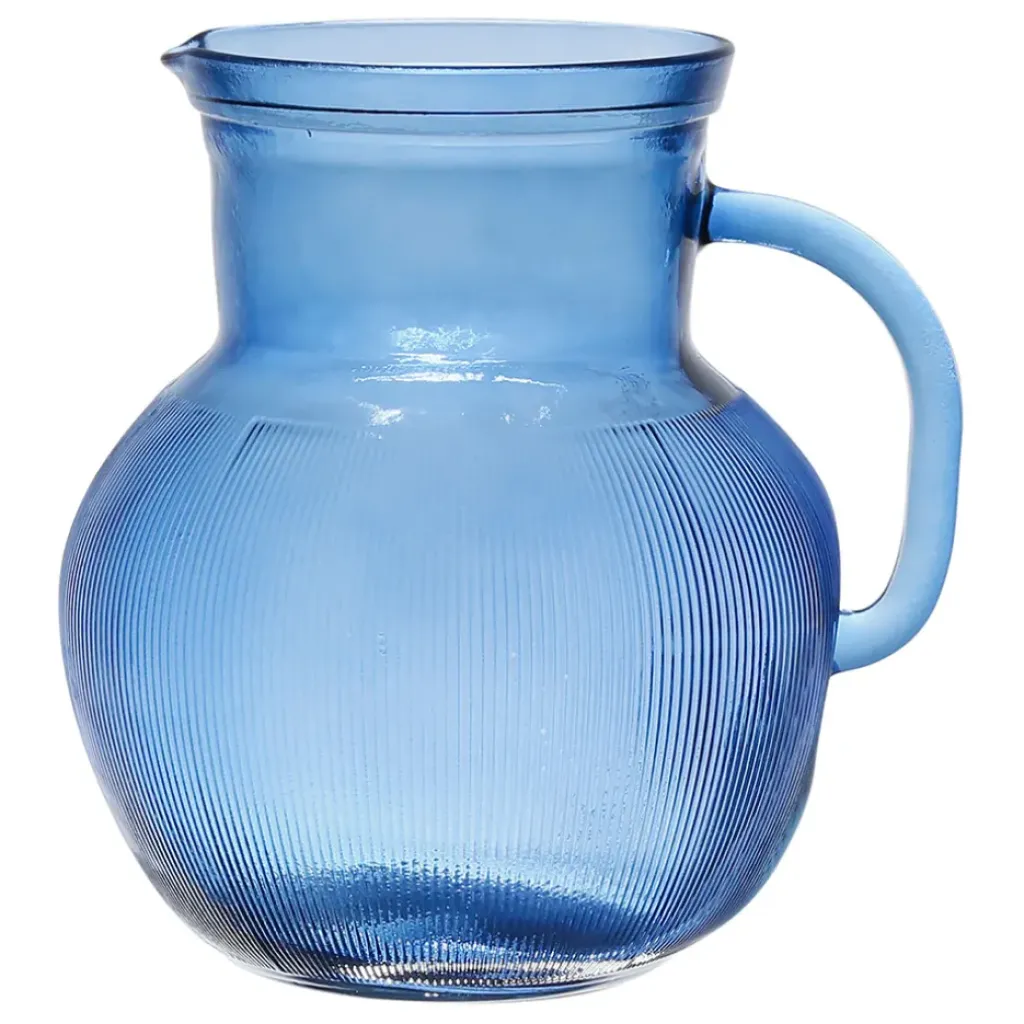 Fabrique de Styles Pichet en verre recyclé sablé 2.3l - Aheli* Carafes Et Pichets