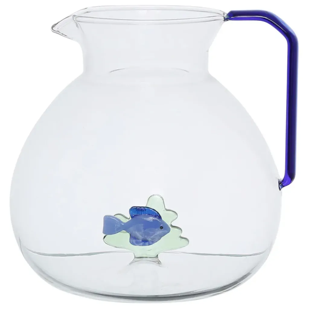 Fabrique de Styles Pichet poisson en verre borosilicate 1.7l - Océan* Carafes Et Pichets