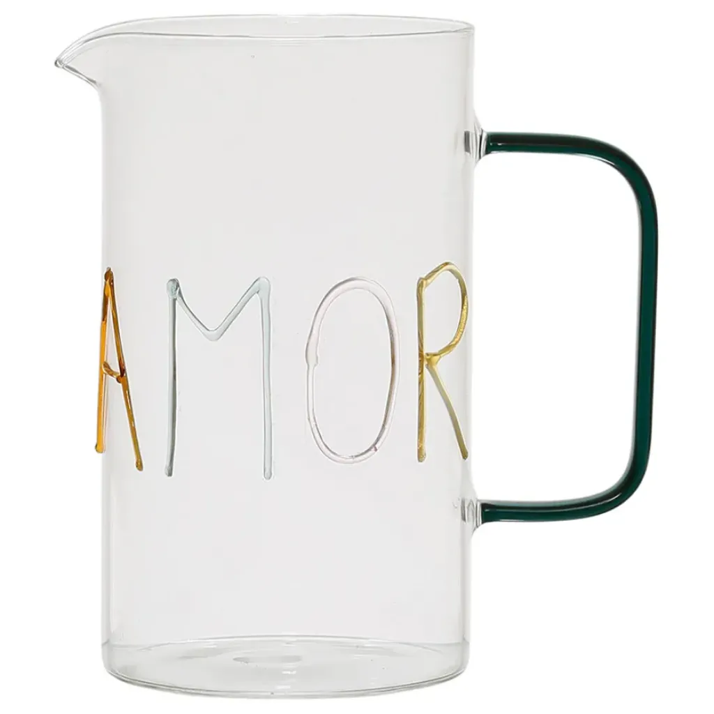 Fabrique de Styles Pichet "Amor" en verre 1L - Dolce Vita* Carafes Et Pichets