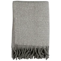 Fabrique de Styles Plaid avec franges en tissu 170x130cm - Klosen* Plaids