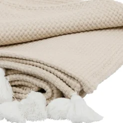 Fabrique de Styles Plaid 130x170cm en coton - emeline* Plaids