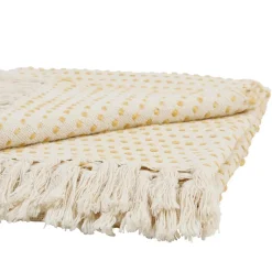 Fabrique de Styles Plaid courba 170x130cm en coton et acrylique* Plaids