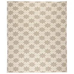 Fabrique de Styles Plaid flocon en coton 150x125cm - Noel* Plaids