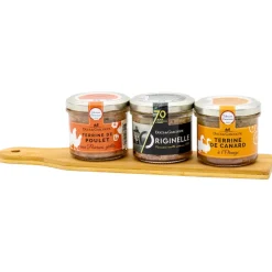 Fabrique de Styles Planche terroir 3 terrines* Conserverie
