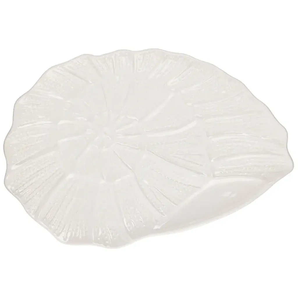 Fabrique de Styles Plat coquillage 53x34.5cm en faience - poisson* Plats Et Saladiers