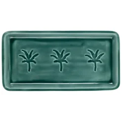 Fabrique de Styles Plateau en fer émeraude 30x15cm - Allegra* Plateaux