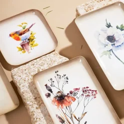 Fabrique de Styles Plateau en fer 15x25.5cm - Anémone* Plateaux