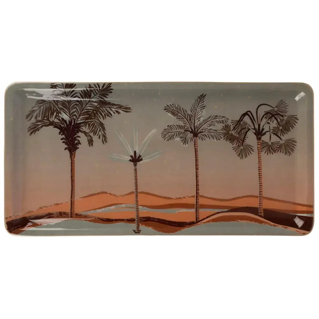 Fabrique de Styles Plateau en fer 30x15cm - Tropic Étoile* Plateaux