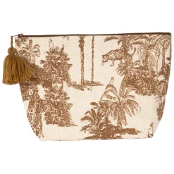 Fabrique de Styles Pochette en coton écru et palmiers - Mocoa* Pochettes Et Housses