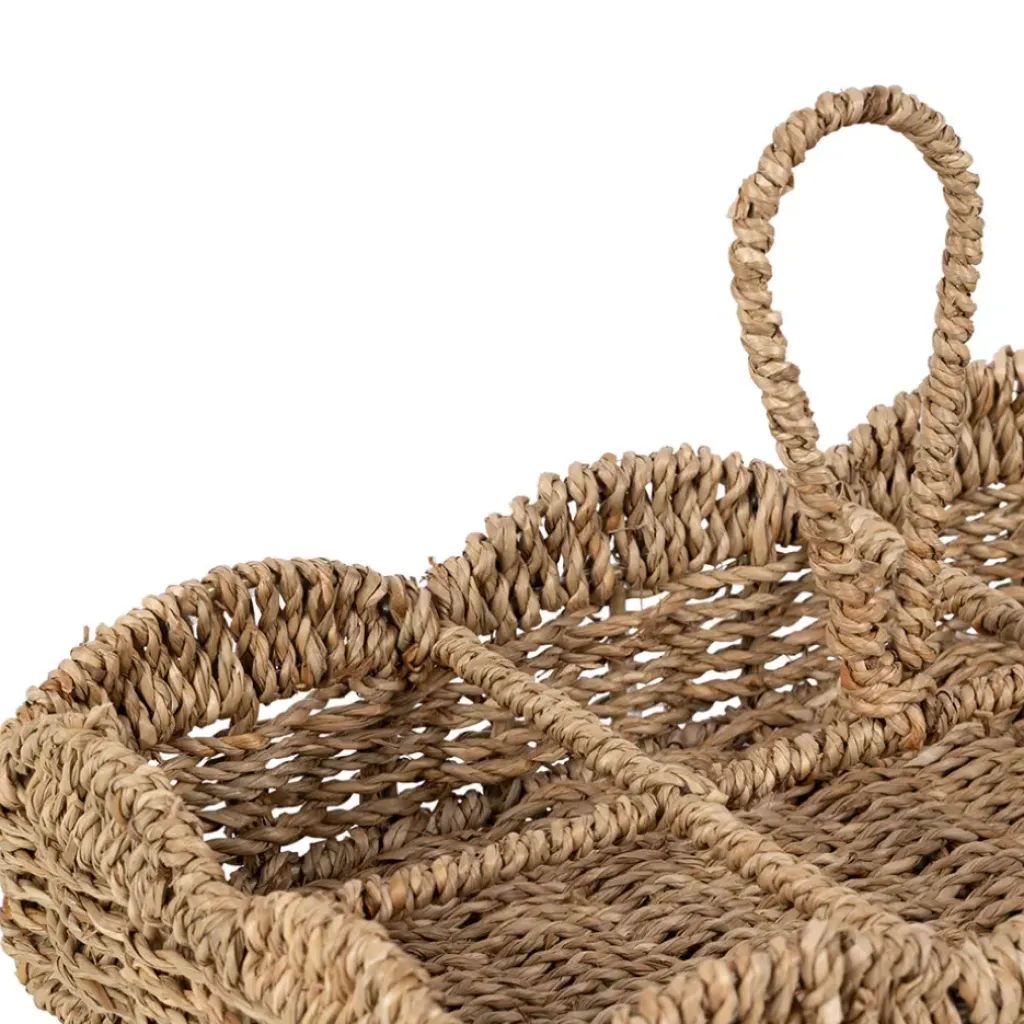 Fabrique de Styles Porte 6 gobelets en jonc de mer - Chaumière* Petits Rangements