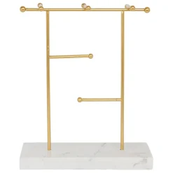 Fabrique de Styles Porte bijoux en marbre - golden* Bijoux Fantaisie