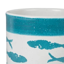 Fabrique de Styles Porte ustensiles poisson d13.5xh17cm en terre cuite - corfou* Petits Rangements