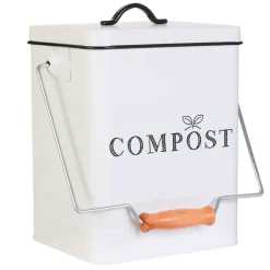 Fabrique de Styles Poubelle à compost en métal 5L* Poubelles