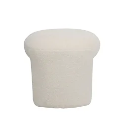 Fabrique de Styles Pouf en tissu bouclette - Loa* Poufs Et Tabourets