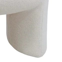 Fabrique de Styles Pouf en tissu bouclette - Loa* Poufs Et Tabourets