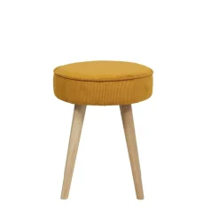 Fabrique de Styles Pouf en velours côtelé - Popy* Poufs Et Tabourets