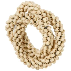 Fabrique de Styles Rond serviette billes d4cm fer+bois* Serviettes De Table