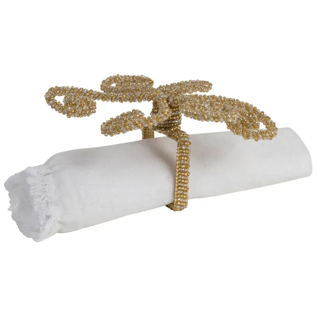 Fabrique de Styles Rond serviette d8x10cm - Artifice* Serviettes De Table