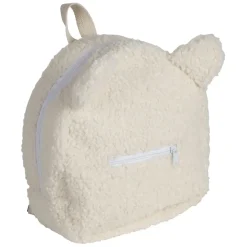 Fabrique de Styles Sac à dos en tissu bouclette écru - Sweetdream*Enfant P'tits Accessoires