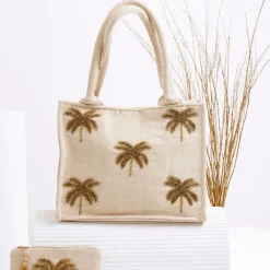 Fabrique de Styles Sac aurore en coton et jute écru - Tropic Etoile* Sacs Et Cabas