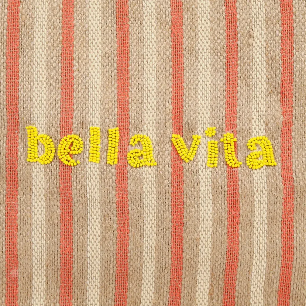 Fabrique de Styles Sac "Bella Vita" en jute et coton - Palma* Sacs Et Cabas