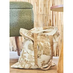 Fabrique de Styles Sac tote bag en coton écru et palmiers - Mocoa* Sacs Et Cabas