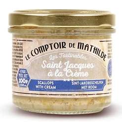 Fabrique de Styles Saint jacques à la crème 100g* Conserverie