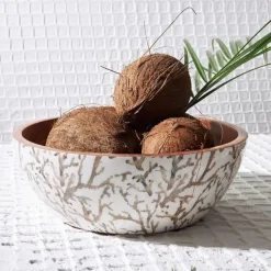 Fabrique de Styles Saladier en manguier d30cm - Estran* Plats Et Saladiers