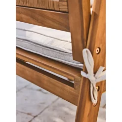 Fabrique de Styles Salon de jardin 4 pièces en acacia naturel et beige - Condao*Enfant Salons De Jardin|Jardin