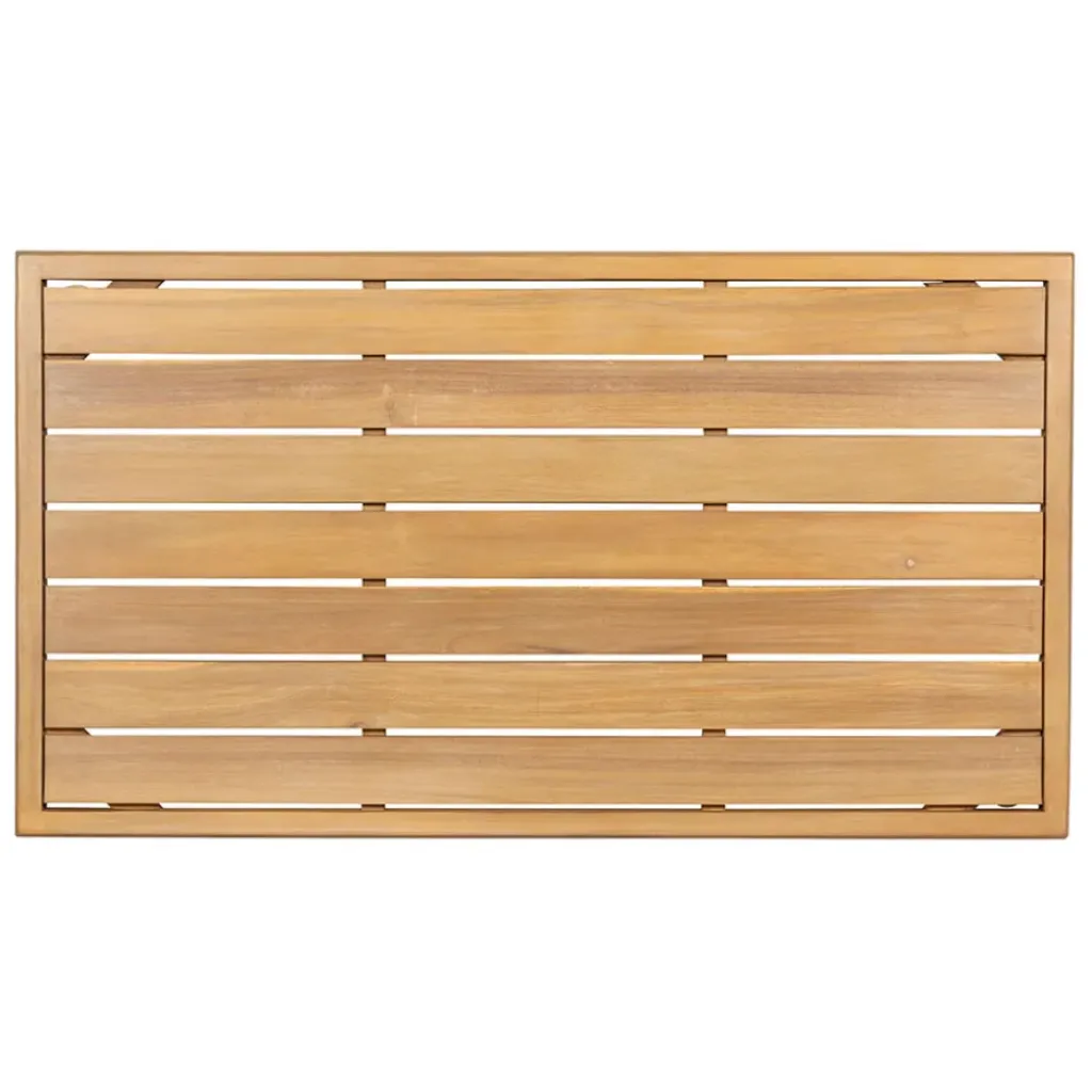 Fabrique de Styles Salon de jardin en acacia 3 places avec table écru - Cirina*Enfant Salons De Jardin|Jardin