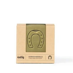 Fabrique de Styles Savon de marseille cube tranche à l'huile d' 4x65g* Savon Solide