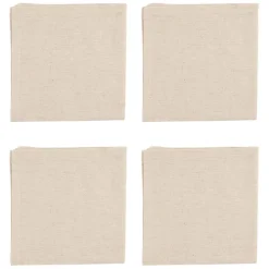 Fabrique de Styles Serviettes x4 en coton et lin - chambray* Serviettes De Table