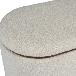 Fabrique de Styles Set de 2 bancs coffre en tissu et pin - Alpinia* Bancs Et Banquettes