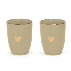 Fabrique de Styles Set de 2 tasses en faïence 35cl - Matins Câlins* Tasses Et Mugs