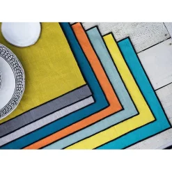 Fabrique de Styles Set de table en lin granit 35x48cm - Borgo* Sets De Table