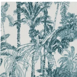 Fabrique de Styles Set de table en vinyle écru et palmiers émeraude 45x30cm - Mocoa* Sets De Table