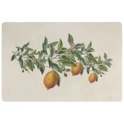 Fabrique de Styles Set de table en vinyle 45x30cm - Citrons* Sets De Table