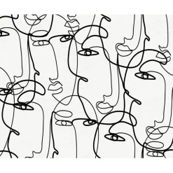 Fabrique de Styles Set de table vinyle visages 30x40cm* Sets De Table