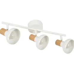 Fabrique de Styles Spot 3 lumières en métal effet bois - alvar* Suspensions