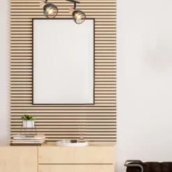 Fabrique de Styles Spot 2 lumières en métal h16cm mat noir - kento* Suspensions