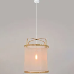 Fabrique de Styles Suspension en bambou d35cm - hikari* Suspensions