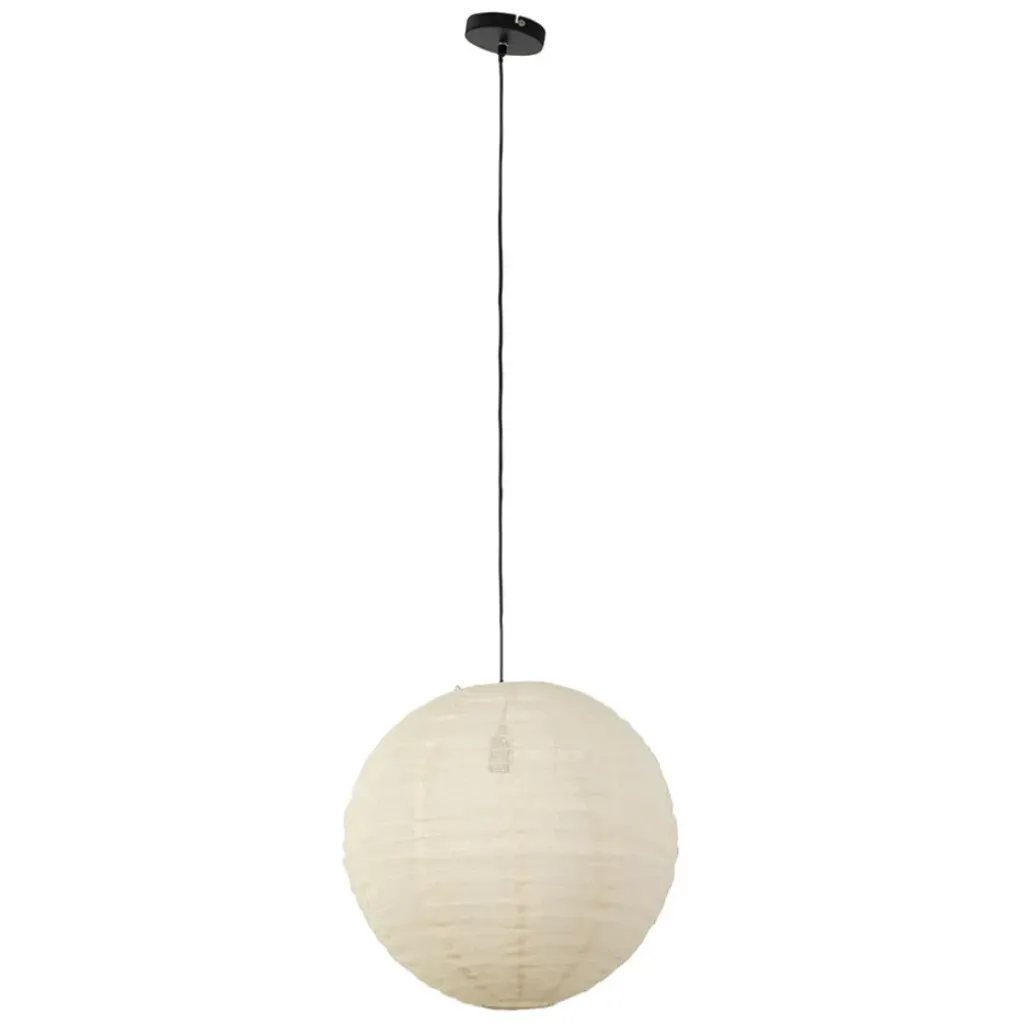 Fabrique de Styles Suspension en jute et fer écru d50cm - Ramille* Suspensions