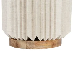 Fabrique de Styles Suspension en papier et lin d56xh20cm - Fontelo* Lampes À Poser